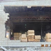 Обследование участка обрушения стены здания склада готовой продукции